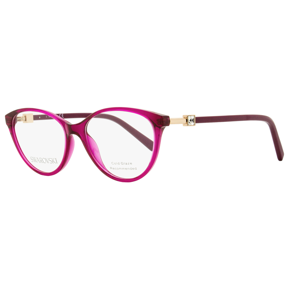 Swarovski Oval Eyeglasses SK5415 066 Red/Gold 53mm
